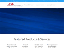 Tablet Screenshot of phoenixtechnicalgroup.com